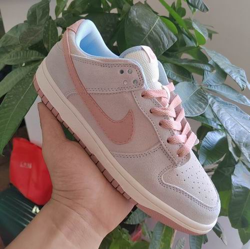 Cheap Nike Dunk Low Grey Pink Blue Shoes Unisex-84 - Click Image to Close